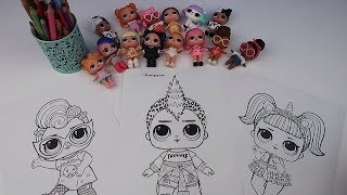 LOL 4 Kalem Boyama Challenge 4 MARKER CHALLENGE With LOL Surprise Wave 2 Baby Dolls Bidünya Oyuncak [upl. by Nador]