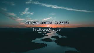 Scared to start  Michael Marcagi  lyrics مترجمة [upl. by Smailliw]