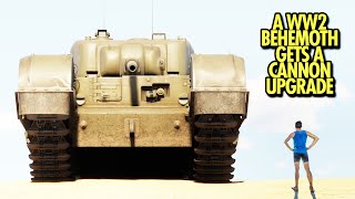 A TANK SO THICK I RAN OUT OF AMMO AND STILL LIVED  Churchill NA75 in War Thunder [upl. by Verbenia539]