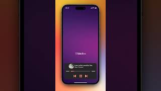 SwiftUI Music Player Bar  swift swiftui jlcoder earn learnonyoutube [upl. by Australia]