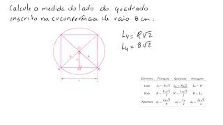 92 Polígonos Regulares inscritos na circunferência exercícios [upl. by Azyl582]