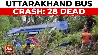 28 Dead In Uttarakhands Almora Bus Crash Many Feared Trapped  India Today News [upl. by Valencia981]