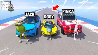 WHO IS THE BEST CHALLENGE with OGGY amp JACKPINKPANTHER in GTA 5 GTA 5 Funny Moments [upl. by Eimam736]