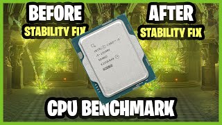 Intel i513600K  BEFORE vs AFTER BIOS STABILITY UPDATE Benchmark  3DMARK CPU Profile [upl. by Namialus]