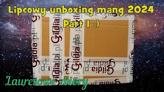 Lipcowy unboxing mang 2024 part 1 [upl. by Wini]