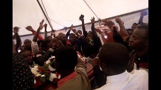 Rongo University students storm Sharon Otienos burial [upl. by Timothee]