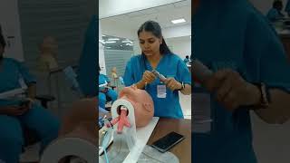 Endotracheal Intubation pratice anesthesiology student [upl. by Verada]