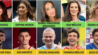 Famous Footballers and WAGs  Their WivesGirlfriends [upl. by Ahsinawt]