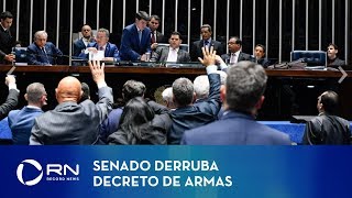 Senado derruba decreto de armas de Bolsonaro [upl. by Pricilla]