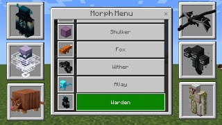 SAIU MELHOR ADDONMOD DE MORPH PARA MINECRAFT PE 121 [upl. by Herr]