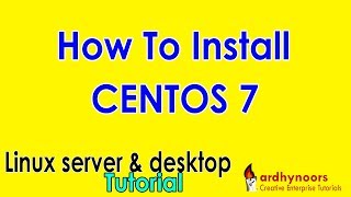 How to Install Centos 7 Server on Virtualbox [upl. by Zoarah]