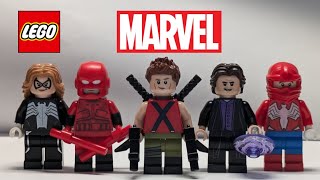 Custom LEGO MARVEL FIGBARF SpiderMan Daredevil XMen amp more [upl. by Bourne246]