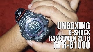 Unboxing GShock Rangeman 2018  GPRB1000 with English youtube subtitles [upl. by Melody994]