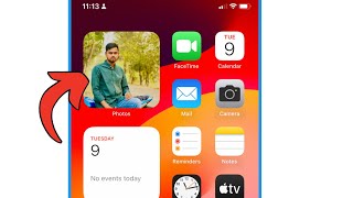 Como definir seus próprios widgets de fotos na tela inicial do iPhone 2024 [upl. by Serdna925]
