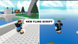 NEW OP FLING SCRIPT WORKS IN MOBILEPC [upl. by Jorrie]