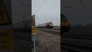 Double Crosscountry speeding through Yorkshire in pride livery 251024 crosscountry [upl. by Lowndes540]