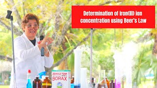 Determination of ironIII ion concentration using Beer’s Law [upl. by Tonry809]