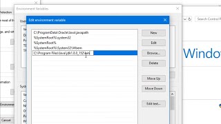 Java Path Environment Variable  Enable Java in Command prompt and Windows Power shell [upl. by Nilekcaj]