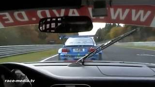 Onboard Classix NÃ¼rburging Nordschleife VLN 10 Lauf 2009 Porsche GT3 Cup vs BMW M3 GTS [upl. by Ardnasxela]