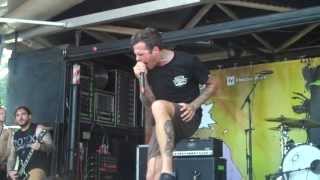 The Amity Affliction  Anchors Live Warped Tour Holmdel 70713 [upl. by Natsyrt]