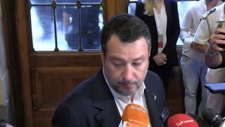 Salvini quotSulle nomine idee chiare io sono gia prontoquot [upl. by Aihtnis897]