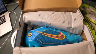 Nike Mercurial Vapor 14 Elite FG Blueprint Pack  Unboxing 👟⚽ [upl. by Anayit]