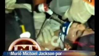 La Primera Noticia de La Muerte de Michael Jackson Español [upl. by Stanton234]