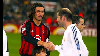 Paolo Maldini vs The Galacticos Figo Zidane Ronaldo [upl. by Corissa25]