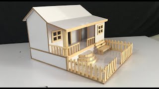 Cardboard House  How To Make Cardboard House With Easy Step  Cardboard Beautiful House [upl. by Gibb853]