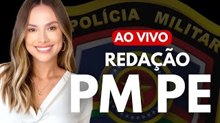 REDAÇÃO PM PE  BANCA AOCP aulas 1 [upl. by Anaihk]