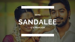 Sreekaram  Sandalle Sandalle Lyric  Sharwanand  Kishor B  Mickey J Meyer [upl. by Ferrand]