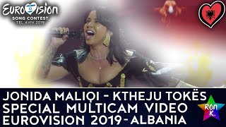 Jonida Maliqi  quotKtheju Tokësquot  Special Multicam video  Eurovision 2019 Albania [upl. by Novled]