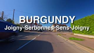 Travelling by car in Burgundy France Joigny  Serbonnes  Sens  Joigny 8K ULTRA HD [upl. by Goldstein]