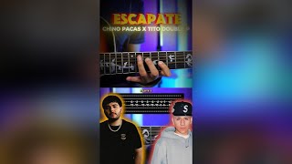 Escapate I Chino Pacas x Tito Double P I Tutorial Requinto I TABS en Guitarra PDF shorts [upl. by Haisej]