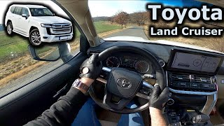 2022 Toyota Land Cruiser 300  POV test drive [upl. by Cadmar]