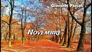 Novembre Da quot Myricaequot di Giovanni Pascoli Voce di Luigi Loperfido [upl. by Georas325]