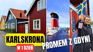 Karlskrona  podróż promem z Gdyni Szwecja [upl. by Grim261]