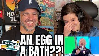 Would I Lie to You WILTY  Does Bob Mortimer Crack an Egg in a Bath REACTION [upl. by Templer]