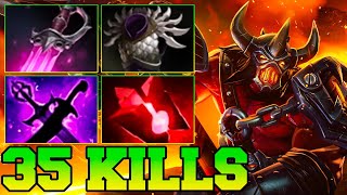 35 Kills Monster Axe Offlane  Axe Dota 2 Offlane Carry 735 Pro Build Guide Gameplay [upl. by Eyma]