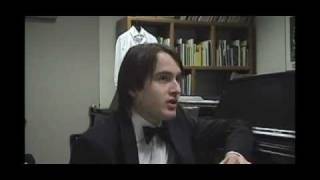 Daniil Trifonov pianist performs in Fresno California and gives an interview following his recital [upl. by Ennoryt192]