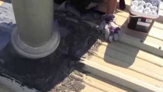 How To Seal A Metal Roof  Edmonton Roofing Company [upl. by Alleinad]