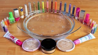 Mixing Makeup Glitter and Mini Glitter Into Clear Slime  MOST SATISFYING SLIME VIDEO  Part 2 [upl. by Nnaoj]