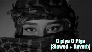 O Piya O Piya SunSlowed  Reverb [upl. by Auqenahs705]