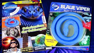 Galileo Genial 424 mit Blaue Viper Gummi Schlange  Glow in the Dark Test  Superhelden  Witze [upl. by Aneerahs]