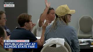 Republicans gather at IL State Fair to drum up excitement for election [upl. by Aridatha]