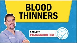 Pharmacology  Anticoagulants amp Antiplatelets blood thinners for nursing RN PN MADE EASY [upl. by Anissej]