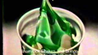 McDonalds Shamrock Shake Commercial 1980 [upl. by Doralin]