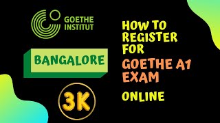 How to register for Goethe Exam online  Bangalore  The German Pathshaala TGP [upl. by Macpherson130]