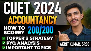 How to prepare Accounts for CUET 2024 Syllabus Books Youtube Videos PYQs [upl. by Jeralee]