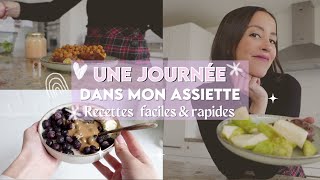 UNE JOURNEE DANS MON ASSIETTE Rééquilibrage alimentaire  Recettes saines amp gourmandes [upl. by Havard723]